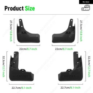 日産 エクストレイル ルージュ T32 2014 - 20 フェンダー マッドガード ガード スプラッシュ 車 - 4pcs-1set