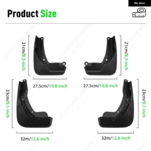 ホンダ E：NP1 2022 -2024 フェンダー マッドガード ガード スプラッシュ カーアクセサリー - 4pcs-1set