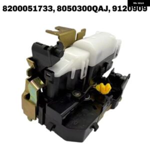 2ピン 左フロントドアロック アクチュエーター ルノー マスターII 1998-2024 日産 8200051733 8050300QAJ 9120909 - Black
