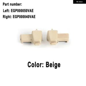 レンジローバー L322 2003-2012 2個 サンバイザー クリップ クラス プ EGP000040PVA EGP000050PVA EGP000040NUG サンバイザー 固定バックル リテーナー - Black