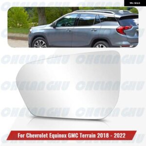 シボレー エクイノックス/GMC テレイン 2018 - 22 カーアクセサリー 左側ヒーター付きリアミラー ガラス