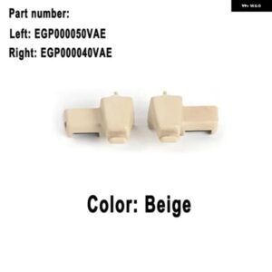 レンジローバー L322 2003-2012 2個 サンバイザー リテーナー クリップ クラス プ ABS 固定バックル EGP000040PVA EGP000050PVA EGP000040NUG - Black　with　screw