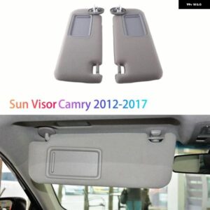 車用サンシールドサンバイザー ミラー 付き インテリア サンバイザー トヨタ カムリ 2012-2017 74320-06610-B1