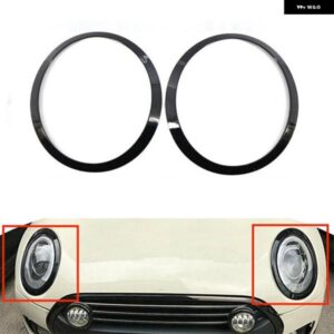 2個 車用 ヘッドライト リング トリム テールライト トリム リング BMW ミニクーパー F55/F56/F57 2014-2021 - chrome　Tail　lights