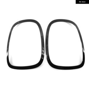 2個 車用 ヘッドライト リング トリム テールライト トリム リング BMW ミニクーパー F55/F56/F57 2014-2021 - Tail　light　Trims