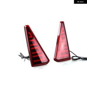 2個 車用点滅LED リフレクター ランプ リア フォグランプ バンパー ライト ブレーキ ハザード灯 トヨタ ノア ヴォクシー 80系 - Model　4