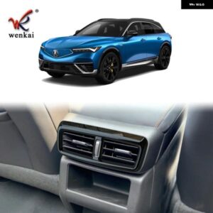 2025 ACURA ZDX アームレスト エアコン 吹き出し口カバー 内装 アクセサリー ABS クローム - black