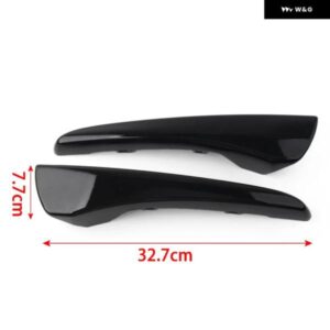 フロントバンパー インサートアンダーモールディングトリム ジャガー XF 2012-2015 C2Z20503 C2Z20499 光沢 BALCK カーアクセサリー カスタ - 1Pcs　Left