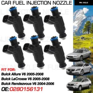燃料インジェクター ノズル噴射 BUICK ALLURE BUICK LACROSSE V6 2005-2008 BUICK RENDEZVOUS V6 2004-2006 0280156131 800-1691N カスタム