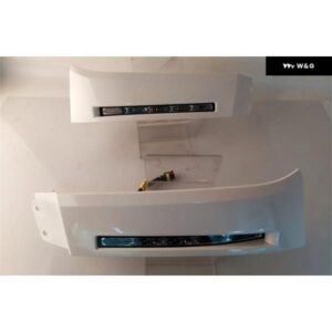 1ペア フロントバンパーライト 12V LED デイタイム ランニングライト DRL フォグランプ トヨタ タンドラ 2007-2013 とセコイア 2008-ON カ - Black　Cover