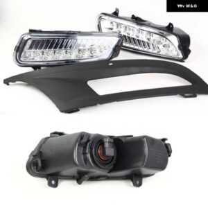 車 LED フォグランプ DRL VW フォルクスワーゲン ポロ MK8 6R 2011 2012 2013 フロントバンパーライト とワイヤーフレーム 6RD 941 699 6RD - LED　lamp　and　cable