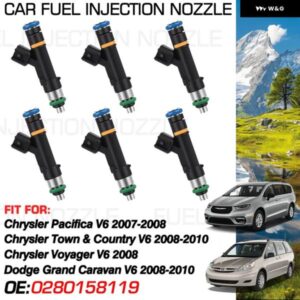 燃料インジェクター ノズル噴射 クライスラー パシフィカ 2007 2008 クライスラー タウン カントリー 2008-2010 ダッジ グランド キャラバン