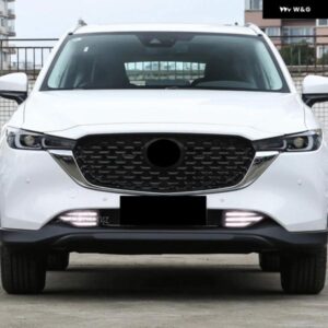 点滅 LED デイタイム ランニングライト マツダ CX-5 CX5 2022 2023 LED DRL フォグランプ 黄色 ターン SIANAL 装飾 カスタムパーツ アクセ - White　Yellow　Blue