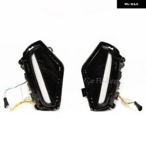 車 DRL トヨタ RAV 4 RAV4 2019-22 LED ブルー フォグランプ 黄色 ウィンカー スタイル フォグライト ヘッドライト カスタムパーツ アクセ - White　yellow　blue