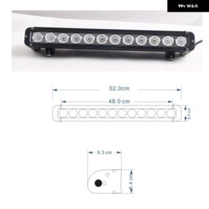 自動 80ワット 100ワット 120ワット 160ワット 180ワット 240ワット 260ワット オフロード LED ワークライトバー 13インチ 17インチ 20イン - 120W　20Inch