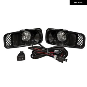車 DRL ホンダ シビック 1999 2000 LED デイタイム ランニングライト フロントバンパー フォグランプ FOGLIGHT アセンブリ エンジェルアイウ - White　yellow　ringset