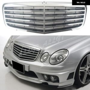 フロントグリル センターフードグリル バンパー メルセデスベンツ E クラス W211 E200 E240 E280 E320 2007 2008 2009 カスタムパーツ アク