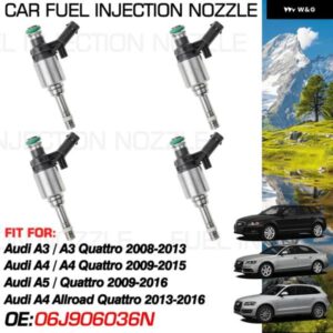 燃料インジェクター ノズル噴射 アウディ A3 クワトロ 2008-2013 アウディ A4 クワトロ 2009-2015 アウディ A5 クワトロ 2009 2010 06J9060