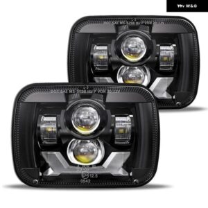 2022 アップグレード 180ワット H6054 5X7 7X6 LED ヘッドライト DRL ウィンカー HI/ロービーム ジープ チェロキー XJ ラングラー YJ フォー