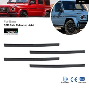 スモーク フロントリア サイドマーカー リフレクター 装飾 ストリップ ベンツ W463A G クラス G500 G550 G63 AMG 2019-24