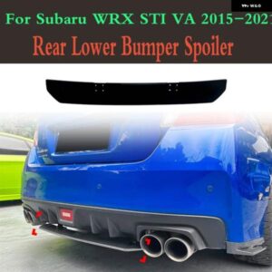 車アクセサリーリア バンパー リップ ディフューザー スポイラー スプリッター プロテクター ガード 2015 - 2021 スバル WRX STI VA