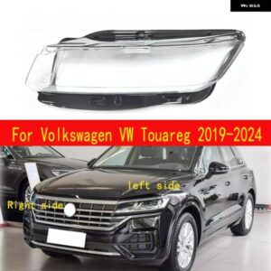 フォルクスワーゲン VW トゥアレグ 2019-2024 ヘッドランプ シェル ク リアランプ シェード レンズ フロント ヘッドライト カバー ランプシェード
