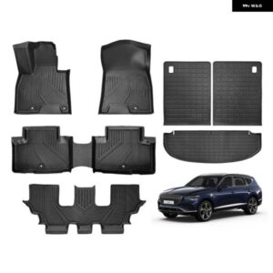 ジェネシス G80 G70 車用 四季対応 防水 滑り止め フット トランク マット ラゲッジマット TPE LHDセット フロアライナーマット 2021-2024