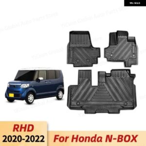 フルセット 3D TPE RHD フロアカーマット ホンダ N-BOX NBOX 2020-2022 カーフロアマット ライナートレイ フット パッド カーペットマット