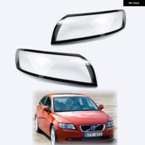 ボルボ S40 2007-12 車用 ヘッドライト レンズ カバー ヘッドランプ シェルペア