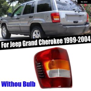 ジープ グランド チェロキー 1999-04 車用 リア テールライト ウィンカー ブレーキランプシェード ランプ ハウジング バルブ 無