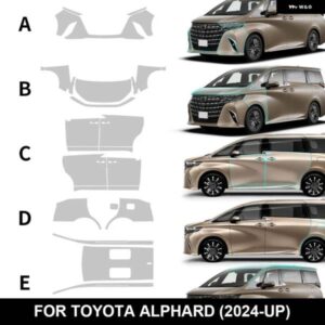 車体 ステッカー クリア TPU トヨタ アルファード 2024 2025 プレカット ペイント フィルム 傷防止 UV