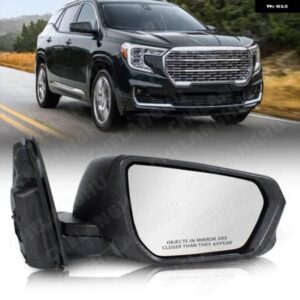 シボレー エクイノックス GMC テレイン 2018-22 パワーアジャストヒートレザーグレイン 1個 右側 5ピンリアミラー
