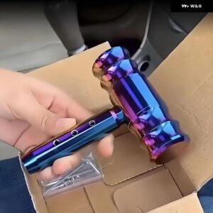 ギア シフト ノブ アルミ Tハンドル シフター カーノブ ジョイスティック スタイル ギアスティック レバー シフト ほとんどオートマチック マニュアル トラ - T　style　red