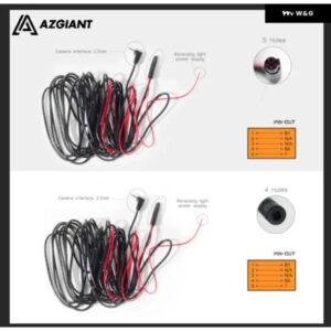 6M/10Mメーター 4PIN/5PIN 車用RCA カーリバースリアビュー パーキング カメラ ビデオ 延長 ケーブル 2.5MMジャック - 4pin　male-2.5　jack