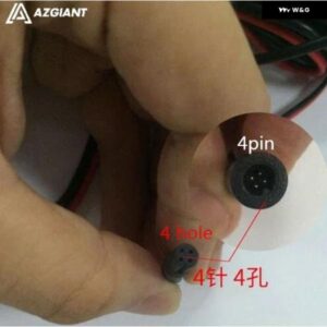 6M/10Mメーター 4PIN/5PIN 車用RCA カーリバースリアビュー パーキング カメラ ビデオ 延長 ケーブル 2.5MMジャック - 4pin　male-2.5　jack3