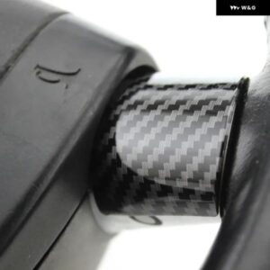 ABS ステアリングホイール カバー スパンコール トリム ステッカー フォード モンデオ 2004 2005 2006 カー スタイリング アクセサリー - ABS　carbon　fibre