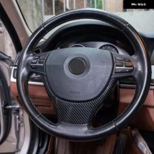 ABS ステアリングホイール ボタン フレーム ステッカー トリム BMW 5 7シリーズ 2010-2017 カーアクセサリー - Low　configuration