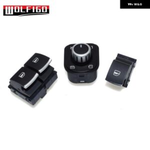 クローム電動パワーウィンドウミラー スイッチセット VW EOS GOLF MK5 MK6 GTI 5K3 959 857 5ND 959 855 5ND 959 565A - 5ND959565A