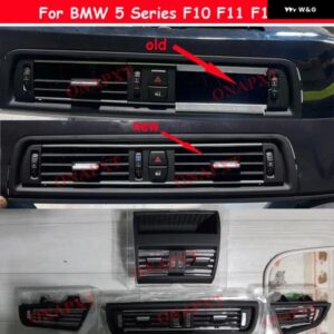 BMW F10 F11 F18 5シリーズ 2010-2017 フロントローウィンド左センター右 エアコン 吹き出し口 ダッシュボード グリル アウトレット パネル - LHD-Left