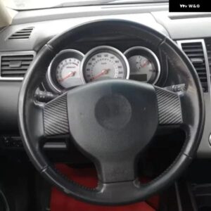 ABS ステアリングホイール パネル カバー トリム 日産 ティーダ 2004-2010 リヴィナ ヴァーサ ノート シルフィ 2006-2019 アクセサリー - ABS　SILVER