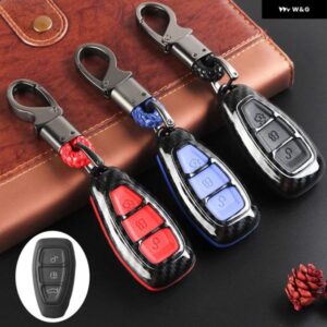カーボンリモートキーフォブケースシェルカバー FORDS/FOCUS/FIESTA/KUGA/C-MAX対応