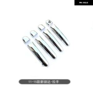 カー スタイリング 日産 TIIDA 2011-2015 ABS クローム ドアハンドル ボウル ドアハンドル カバー カバー トリム - 4