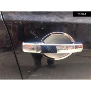 カーアクセサリー 日産 ナバラ フロンティア D40 2007~2015 ABS クローム ドアハンドル ボウル ドアハンドル カバー カバー トリム - 2