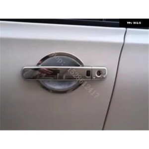 カーアクセサリー 日産 ナバラ フロンティア D40 2007~2015 ABS クローム ドアハンドル ボウル ドアハンドル カバー カバー トリム - 3