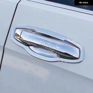 シュコダ カミック 2018 - 22 ABS ドアハンドル ボウル ドアハンドル カバー カバー トリム - silvery