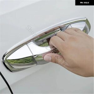 シュコダ カミック 2018 - 22 ABS ドアハンドル ボウル ドアハンドル カバー カバー トリム - silvery3
