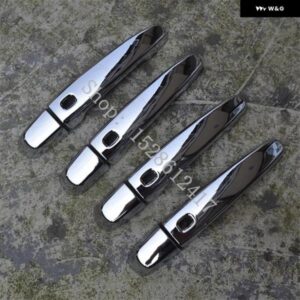シボレー エクイノックス 2017 2018~2021 カーアクセサリー ABS ドアハンドル カバー ボウルカップキャップ トリム インサート ベゼル フレーム スマートキ
