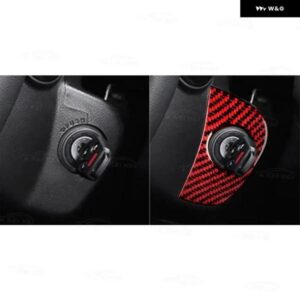 カーボンスタートスイッチ トリム スバル フォレスター XV クロストレック WRX STI 2015-2019 - Black