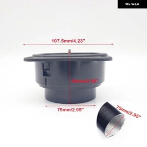 75MM / 60MM/42MM ディーゼルヒーターダクトホース パイプ エアダクト エアベント アウトレット ホースクリップ WEBASTO EBERSPACH ディーゼル パーキング - 75mm