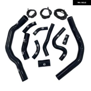 シリコン ラジエーター ヒーターホース シリコン エアインテーク ブーツ ホース BMW MINI COOPER S R52 R53 01-06 - K8-40-285 Black2